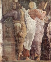 Andrea Mantegna: particolare dell'Assunzione